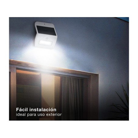 Aplic Solar Led Egoda Amb Sensor Blanc
