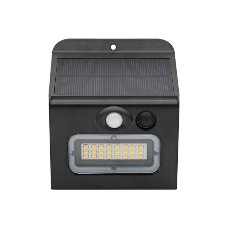 Aplic Solar Led Egoda Amb Sensor Negre