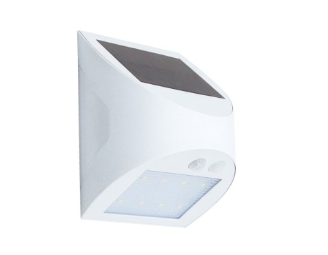 Aplic Solar Kolam Amb Sensor Blanc