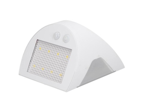 Aplic Solar Kolam Amb Sensor Blanc