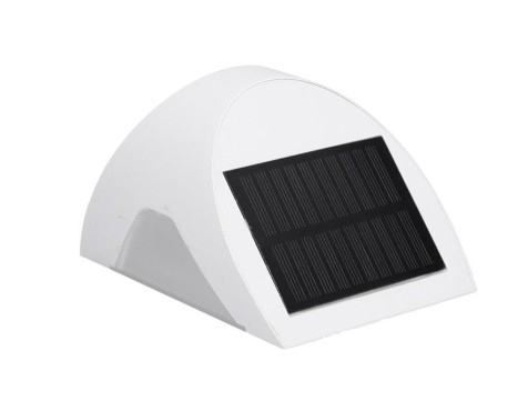 Aplique Solar Kolam Con Sensor Blanco