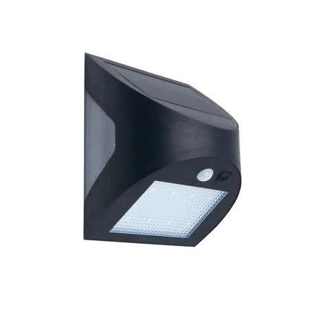Aplique Solar Kolam Con Sensor Negro