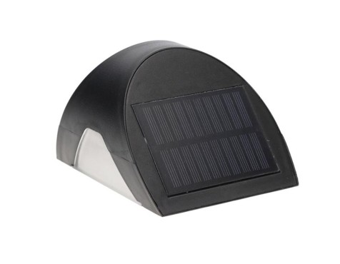 Aplique Solar Kolam Con Sensor Negro