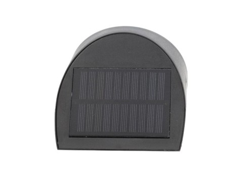 Aplique Solar Kolam Con Sensor Negro