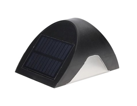 Aplique Solar Kolam Con Sensor Negro