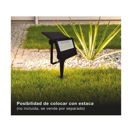 Proyector Solar Kumira Con Sensor Negro