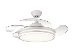 Ventilador De Techo Con Luz Calima Blanco