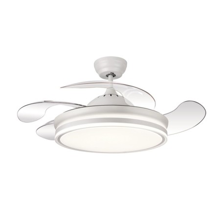 Ventilador De Techo Con Luz Calima Blanco