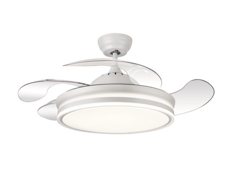 Ventilador De Techo Con Luz Calima Blanco