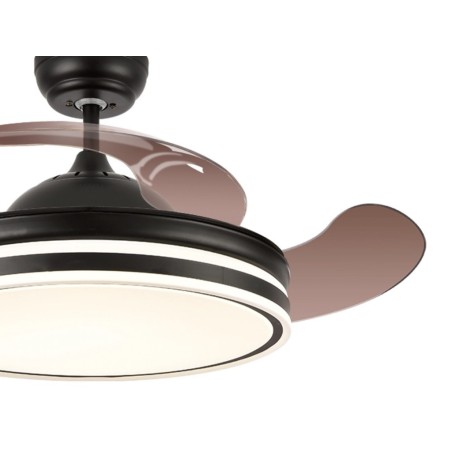 Ventilador De Sostre Amb Llum Calma 3 Negre