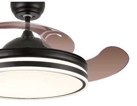 Ventilador De Sostre Amb Llum Calma 3 Negre