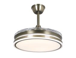 Ventilador De Techo Con Luz Calima 4 Dorado