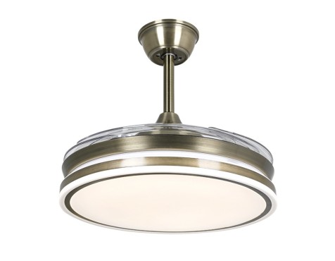 Ventilador De Sostre Amb Llum Calma 4 Daurat