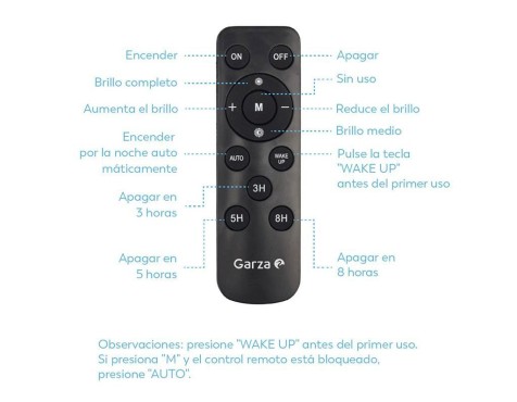 Proyector Solar Con Sensor Abora