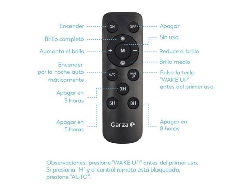 Projector Solar Amb Sensor Abora