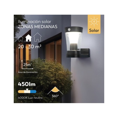 Aplic Solar Exterior Hèrcules Paret
