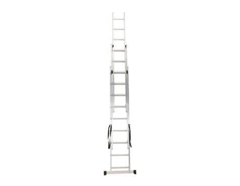 Escalera Extensible De Aluminio 3X9 Peldaños