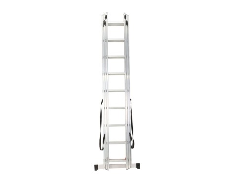 Escalera Extensible De Aluminio 3X9 Peldaños