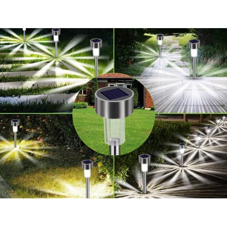 Balisa Solar Led Acer Inoxidable (5un)