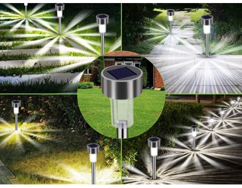 Balisa Solar Led Acer Inoxidable (5un)