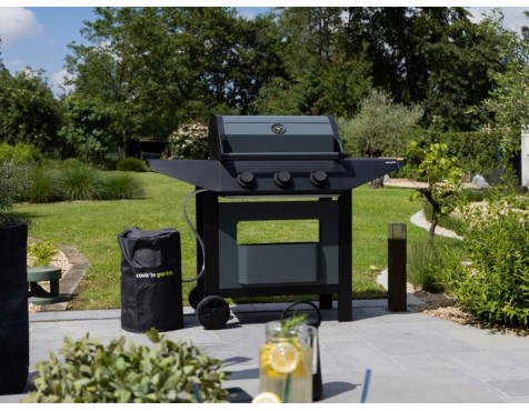 Barbacoa De Gas Burn Negre