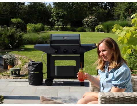 Barbacoa De Gas Burn Negre