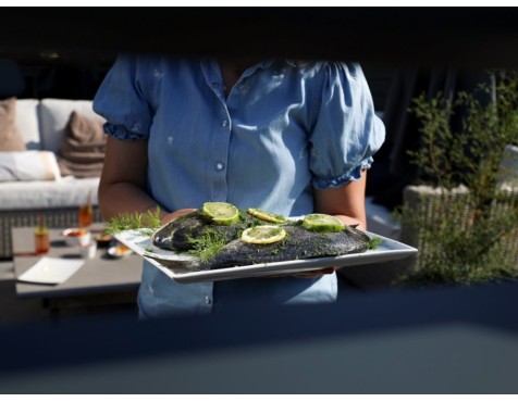 Barbacoa De Gas Burn Negre