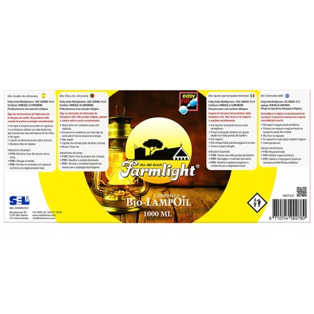 Aceite Lámparas Citronella Biolampoil