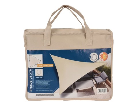 Tendal Vela Triangular Crema 3,6 Mt