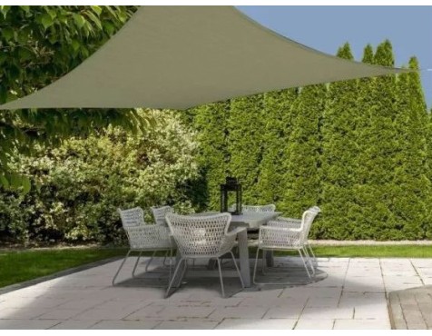 Toldo Vela Cuadrado Verde 3X3Mt