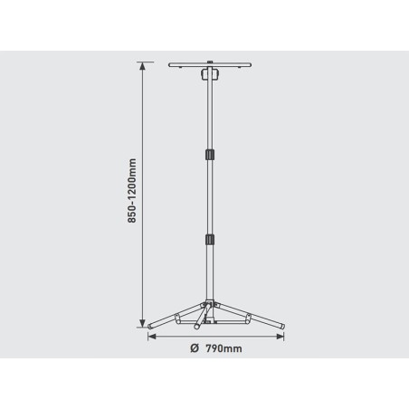 Foco Led Con Trípode Efldts30B50-e5