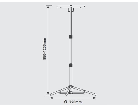 Foco Led Con Trípode Efldts30B50-e5