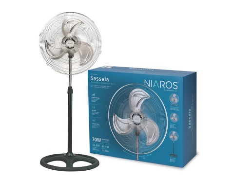 Ventilador De Pie 3 En 1 Sassela