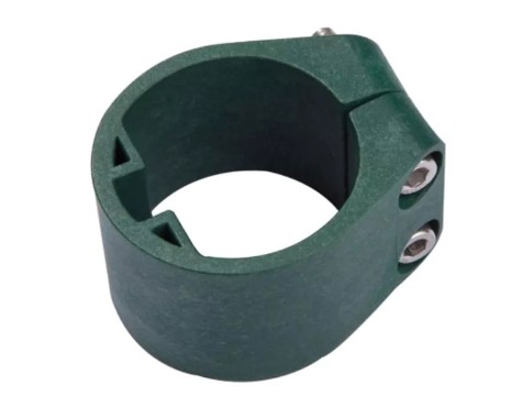Abrazadera Intermedia/Final Pvc Verde Poste Presto