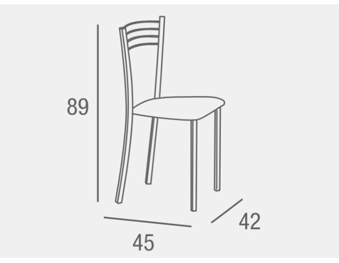 Silla De Cocina Colin Blanca