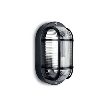 Aplic Oval Tarragona Negre e27-40w