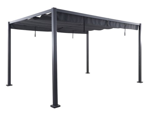 Pérgola Jardín Toldo Corredero Zalya Gris Pizarra
