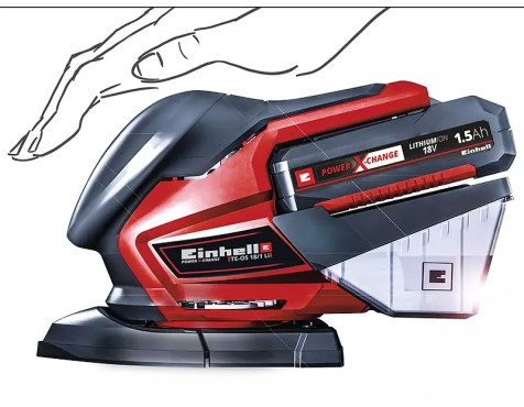 Lijadora A Batería Einhell Te-Os 18/150 Li-Solo
