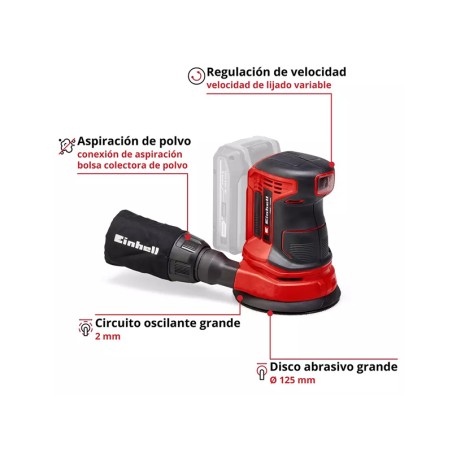 Polidora Excèntrica Einhell Te-Rs 18 Li-Solo