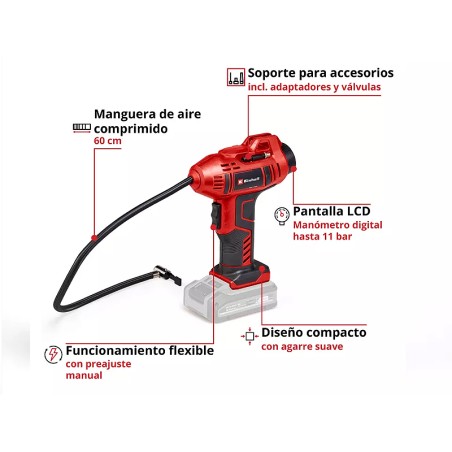 Compresor De Aire Einhell Ce-Cc 18 Li-Solo