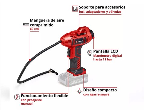 Compresor De Aire Einhell Ce-Cc 18 Li-Solo