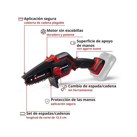 Motoserra De Poda Einhell Ge-Ps 18-15 Li Bl