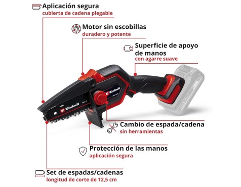 Motosierra De Poda Einhell Ge-Ps 18-15 Li Bl-Solo