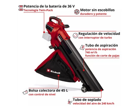 Bufador De Fulles Einhell Venturro 36/240