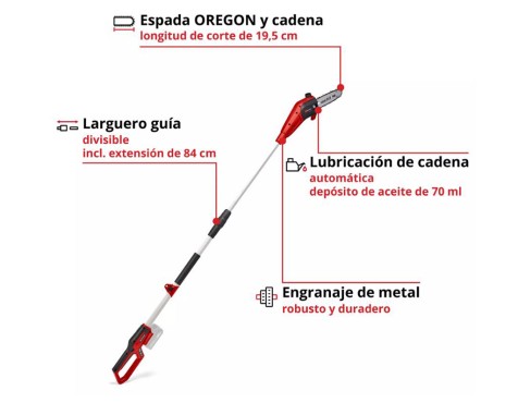 Motoserra Telescopica Gc-Lc 18/20 Li T-Solo