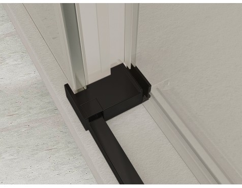 Fijo+Puerta Corredera f1 Transparente Antical