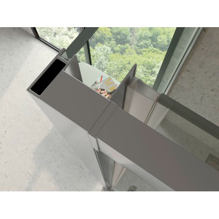 Fix+Porta Corredissa f2 Vidre Transparent Antical