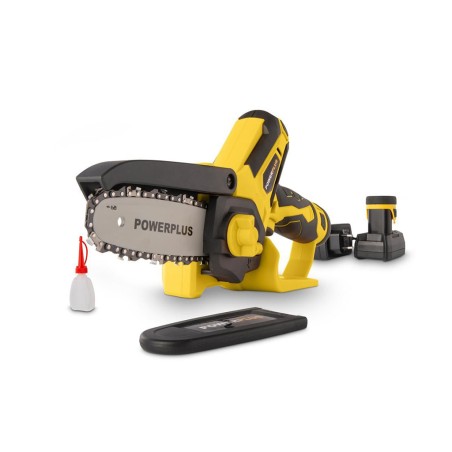 Mini Motosierra + 2 Baterías Powerplus powxg1045