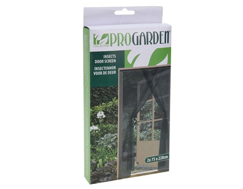 Mosquitera Para Puerta Negra