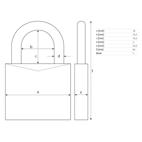 Candado Combinación Abus Reprogramable